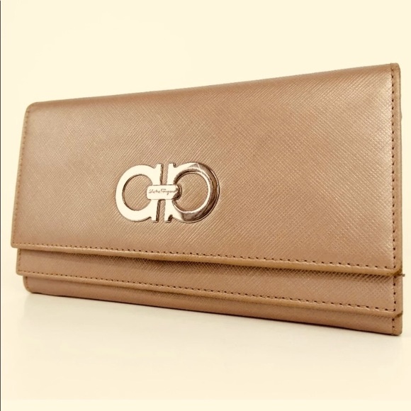 Salvatore Ferragamo Handbags - Salvatore Ferragamo Mancini Long Leather Wallet